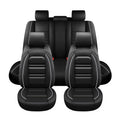 PACKMACH Seat Covers for Chevy Blazer 2019-2025 | 5-Seats Leather Seat Covers, Easy to Install Automotive Seat Covers Full Set (Full Set, Black)