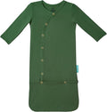 PurComfy Supersoft Baby Sleeper Gowns, Premium Bamboo Viscose Infant Nightgown Sleepers Preemie Newborn Snap Bundler