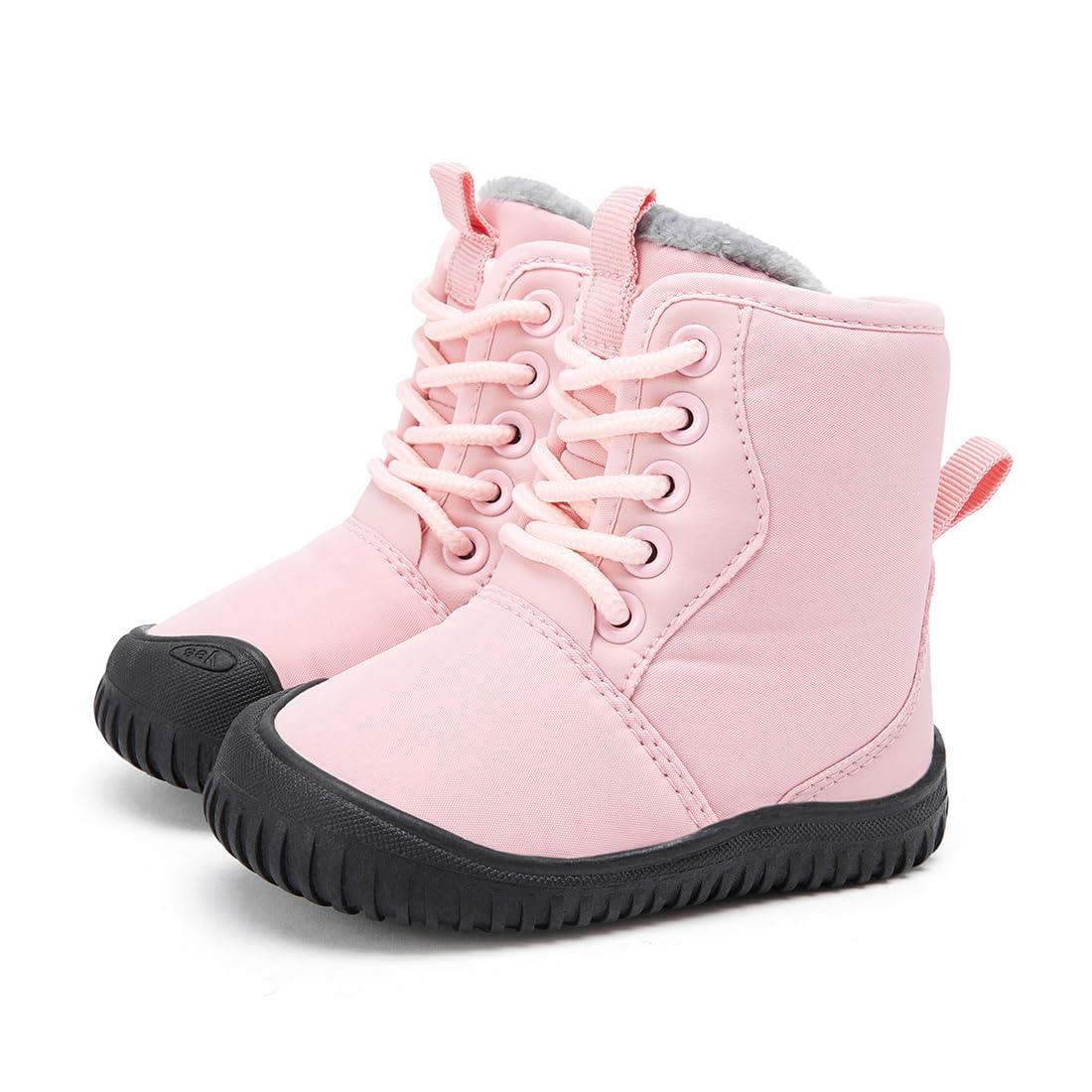 BMCiTYBM Baby Snow Boots Boys Girls Winter Infant Shoes Grey 6-12 Months