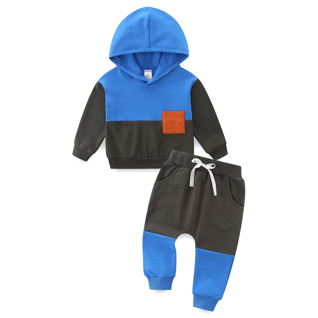 Babymine Baby Boy Essentials 9-12 Month Boy Clothes Cotton Pants Long Sleeve Spring Fall Outfits