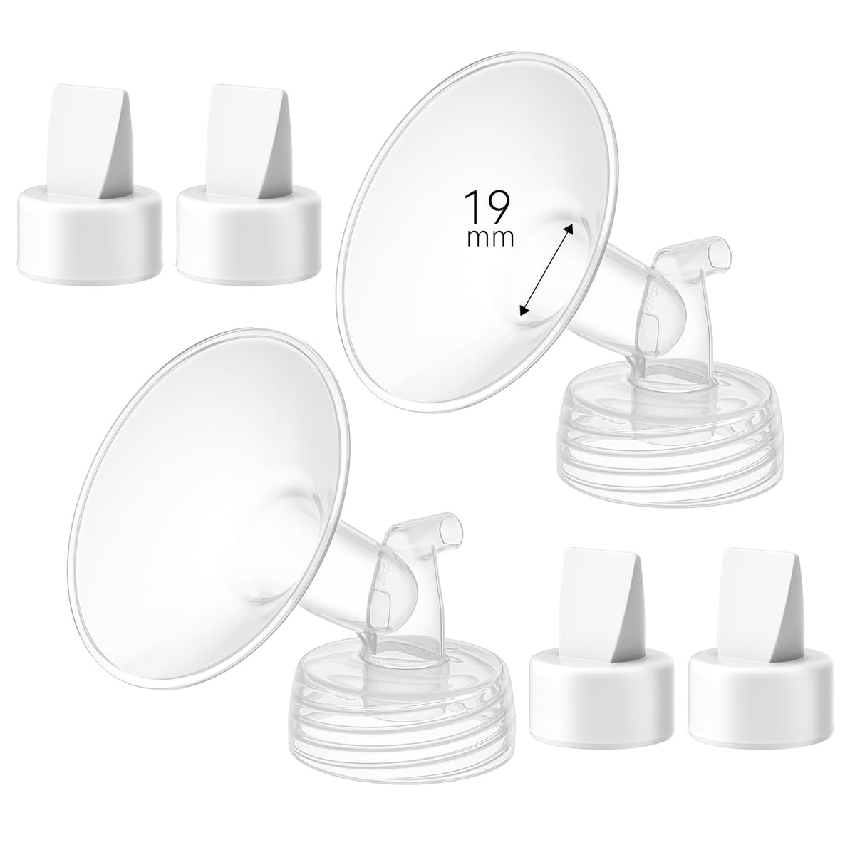 19mm Flange Duckbill Valve for Spectra Breast Pump, Replacement Parts