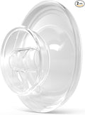 Elvie Stride Breast Pump Breast Shield - 21mm - Nipple Flange for Pumping Breast Milk - Accessories & Breastfeeding Essentials for Electric Pumps - BPA Free, Dishwasher Safe - 2 Pack