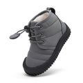 BMCiTYBM Baby Snow Winter Boots Boys Girls Shoes Non Slip First Walking Infant 6 9 12 18 24 Months Grey Size 12-18 Months Toddler