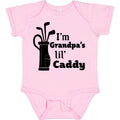 inktastic I'm Grandpa's Lil' Caddy- Golf for Kids Baby Bodysuit 24 Months 0080 Pink 2c4dc