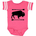 inktastic Buffalo Cute Animal Western Baby Bodysuit 6 Months Football Pink and White 2ae82