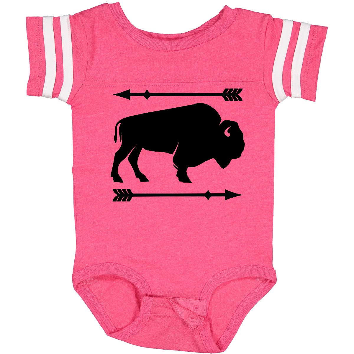 inktastic Buffalo Cute Animal Western Baby Bodysuit Newborn Football Pink and White 2ae82