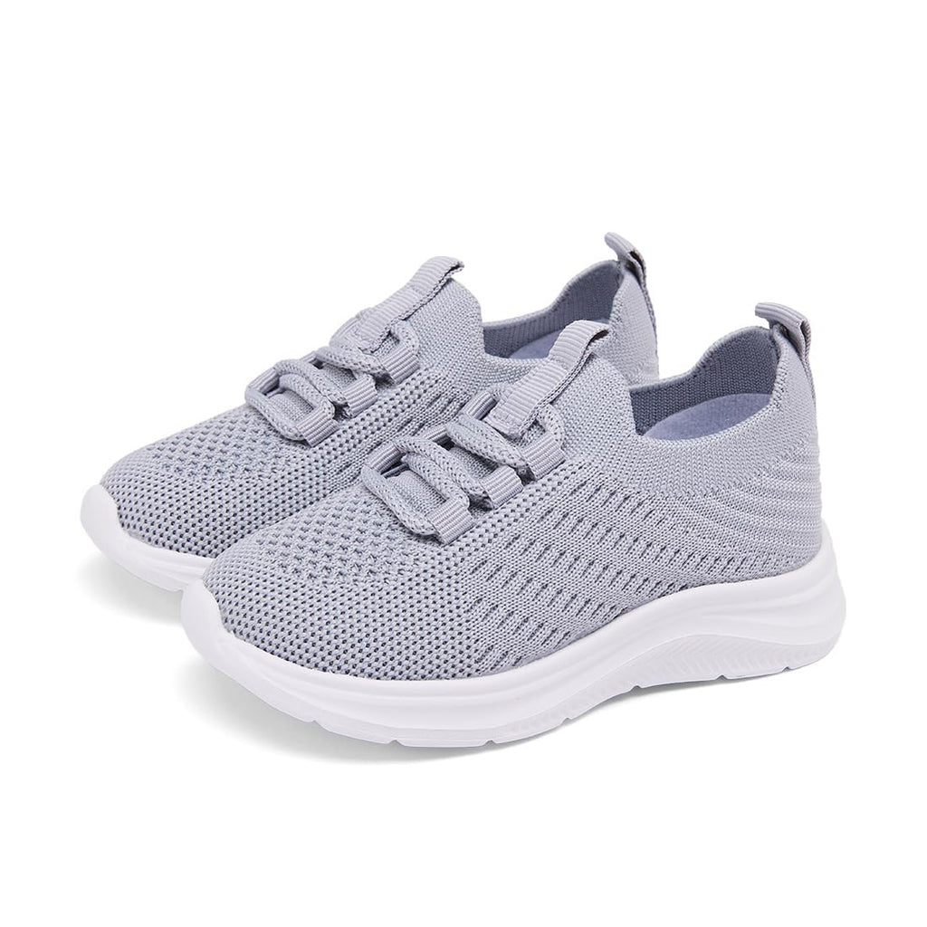 BMCiTYBM Toddler Walking Sneakers Boys Girls Shoes Grey Size 7 Toddler