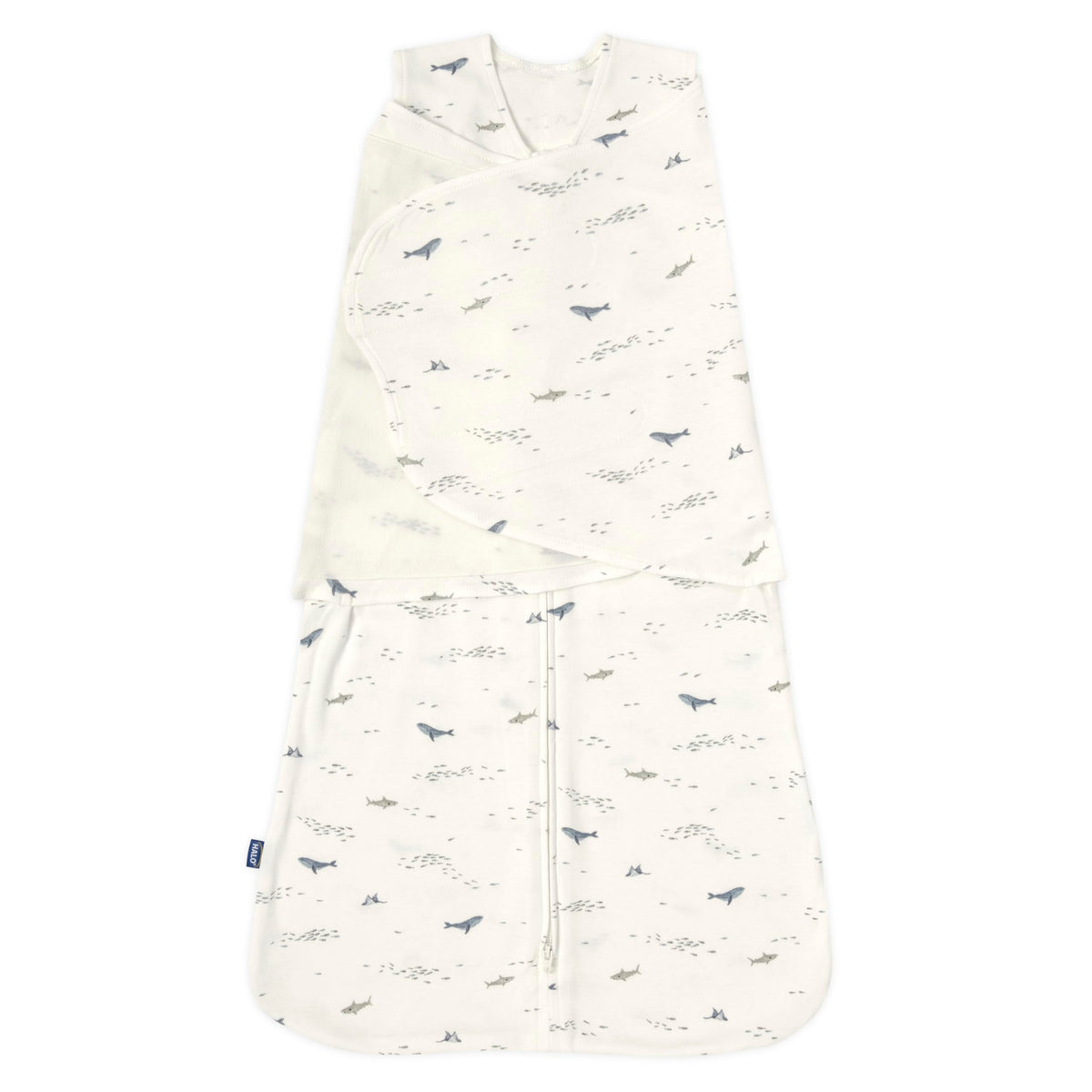 HALO 100% Cotton Sleepsack Swaddle, 3-Way Adjustable Wearable Blanket, TOG 1.5, Space, Small, 3-6 Months