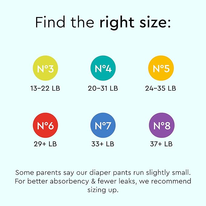 LILLYDOO Diaper Pants Toddlers - Size 6 (29+ lbs), Monthly Supply (114 Count), Skin-Friendly, Ultrasoft, Chlorine-Free, Snug Fit & Absorbent Pull On Diapers