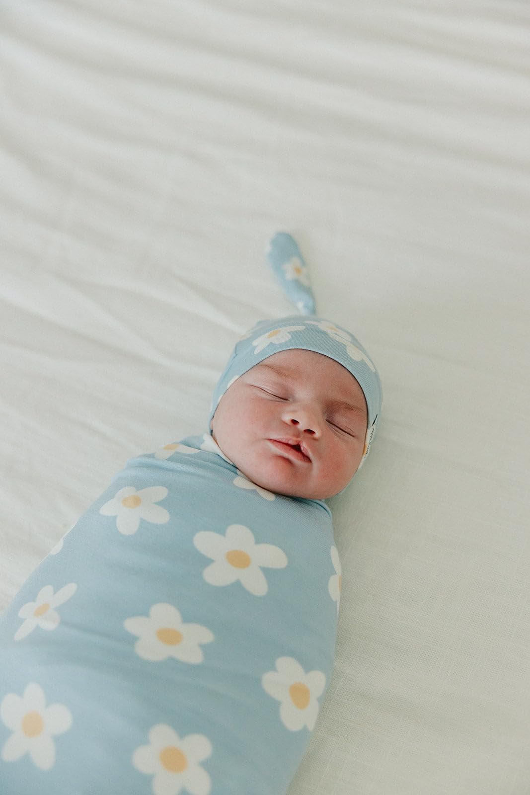Copper Pearl Swaddle Blankets for Newborns | Soft Stretchy Receiving Blankets for Boys and Girls | Large 46 x 46 Inch Baby Blankets | Lightweight and Breathable Swaddles | Della