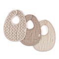 Itzy Ritzy Baby Bibs Set of 3, Ultra-Soft Cotton Muslin Bibs (Checkerboard)