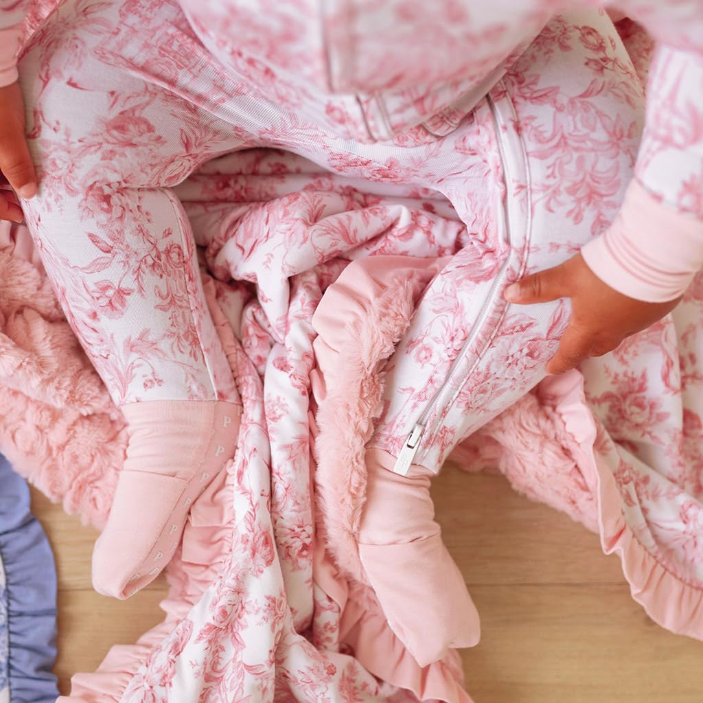 Posh Peanut Convertible Baby Sleepers, Toddlers Footless Pajamas for Girls