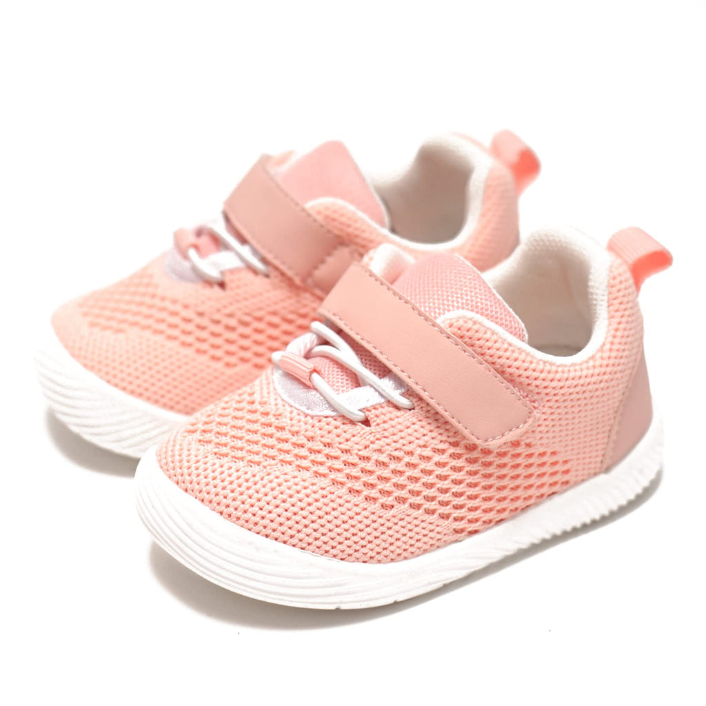 Newsonet Baby Walking Shoes First Infant Sneakers Pink Size 18-24 Months