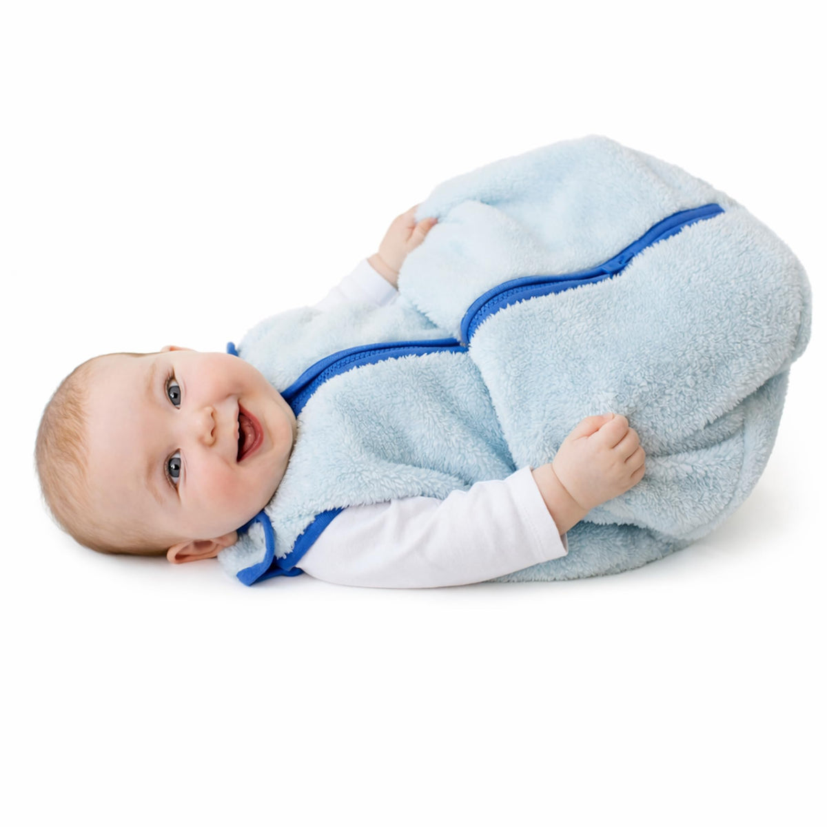 Baby Deedee Sleep Nest Teddy - Sherpa Sleep Sack 2.5 TOG 6-18M Fuzzy Dino