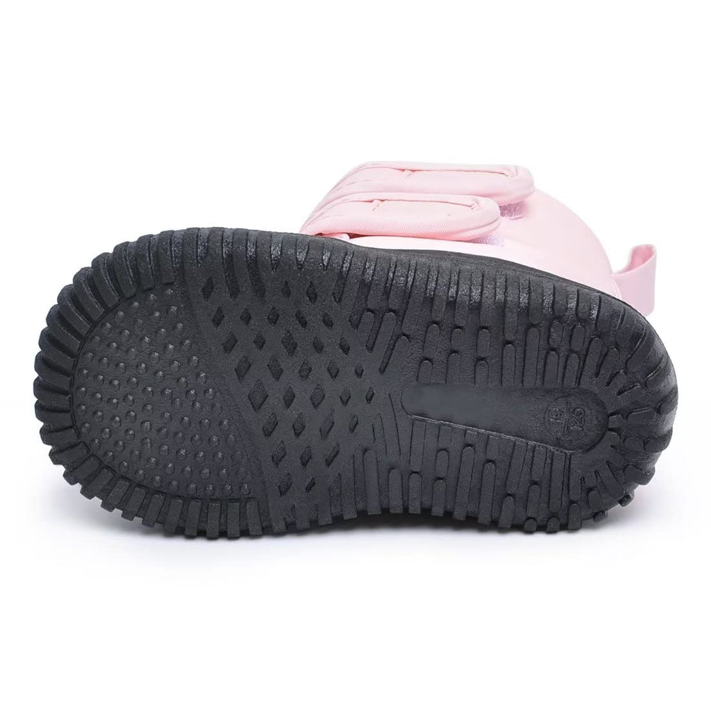 BMCiTYBM Baby Snow Boots Boys Girls Winter Infant Shoes Non Slip 6 9 12 18 24 Months Faux Fur Pink Size 18-24 Months Toddler