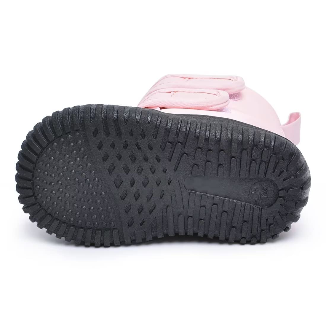 BMCiTYBM Baby Snow Boots Boys Girls Winter Infant Shoes Non Slip 6 9 12 18 24 Months Faux Fur Pink Size 18-24 Months Toddler