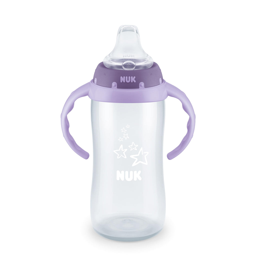 NUK Large Learner Tritan Cup, 10 oz, 8+ Months – BPA Free, Spill Proof Sippy Cup