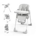 babimoni Baby High Chair, Foldable Feeding Chair for Babies & Toddlers