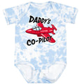 inktastic Daddys Co-Pilot for Fathers Day Baby Bodysuit 6 Months Tie Dye Blue 2a3b6