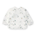 Loulou Lollipop Long Sleeve Bib for Babies & Toddlers – Waterproof, Wipeable, Easy to Clean, Spill Proof Full Sleeve Feeding Bib with Adjustable Fit, 6-36 Months Old - Hedgehogs