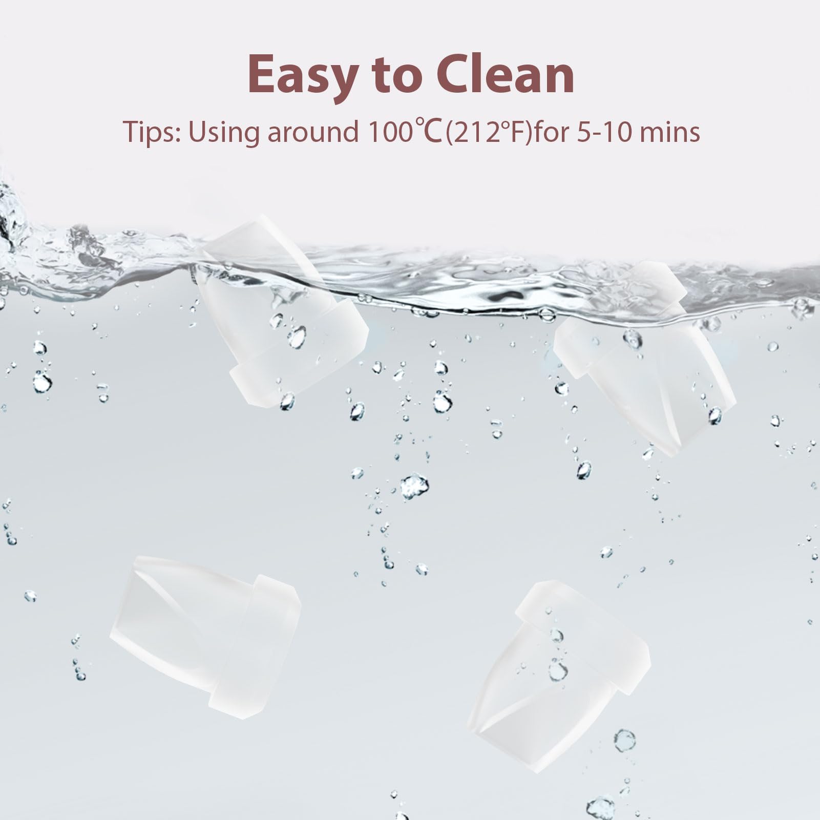 10 PCS Silicone Duckbill Valve Compatible with Momcozy M5 Wearable Breast Pump, Designed for M5 Electric Breast Pump Replacement Parts, Pumping Breastfeeding Essential Accessories for New Moms