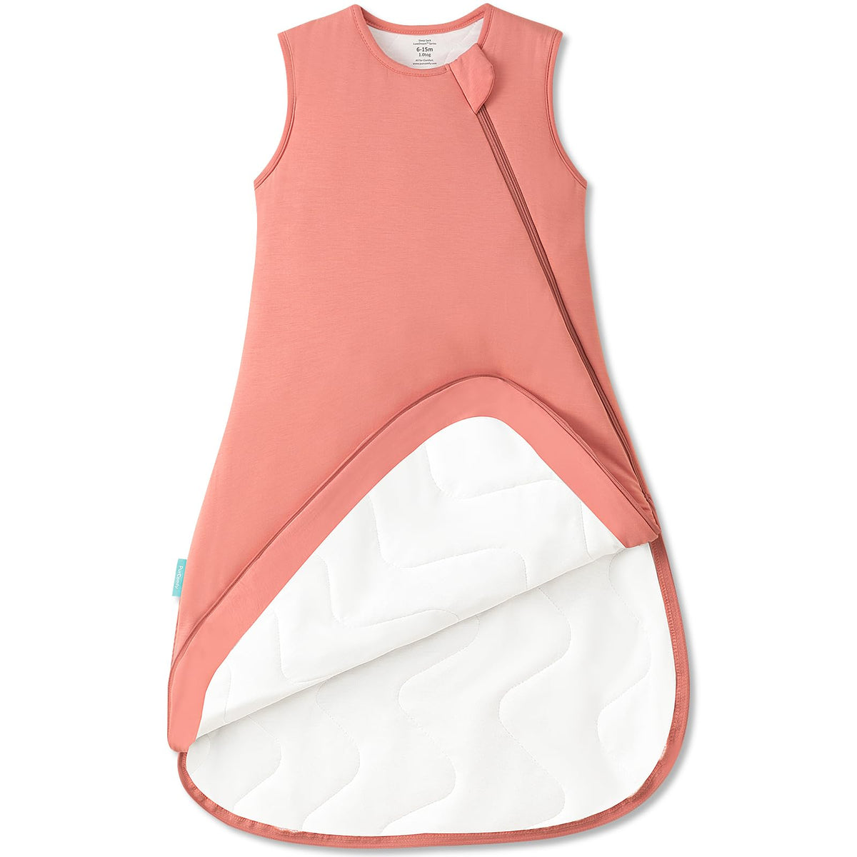 PurComfy Supersoft Sleep Sack 1.0 TOG, Bamboo Viscose, 0-3 Months, Dolphin
