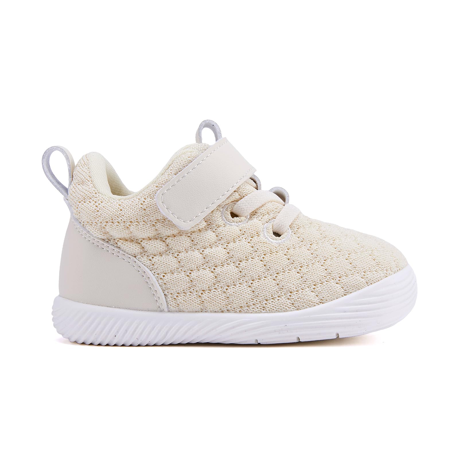 BMCiTYBM Baby Boy Girl Walking Sneaker Infant Shoes Beige Size 6-12 Months