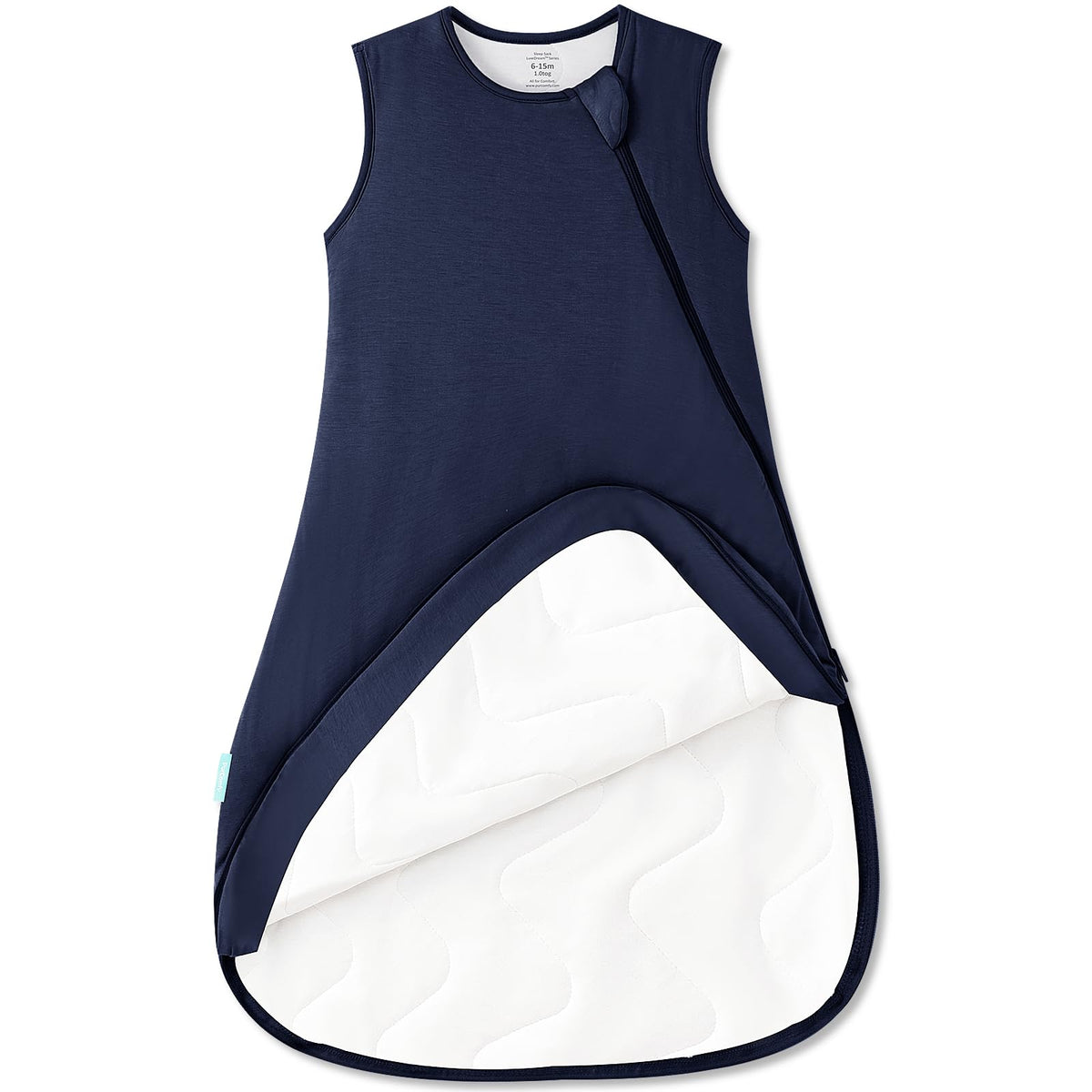 PurComfy Supersoft Sleep Sack 1.0 TOG, Bamboo Viscose, 0-3 Months, Dolphin