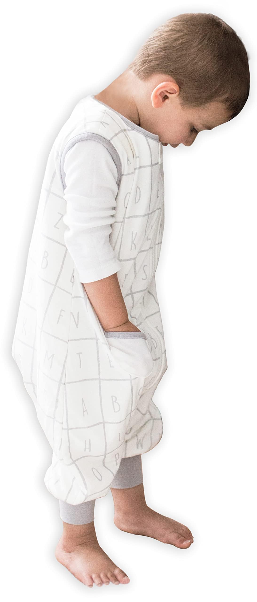 Dreamsuit: Toddler Sleep Sack with Legs, Rayon Made from Bamboo, 1.2 TOG