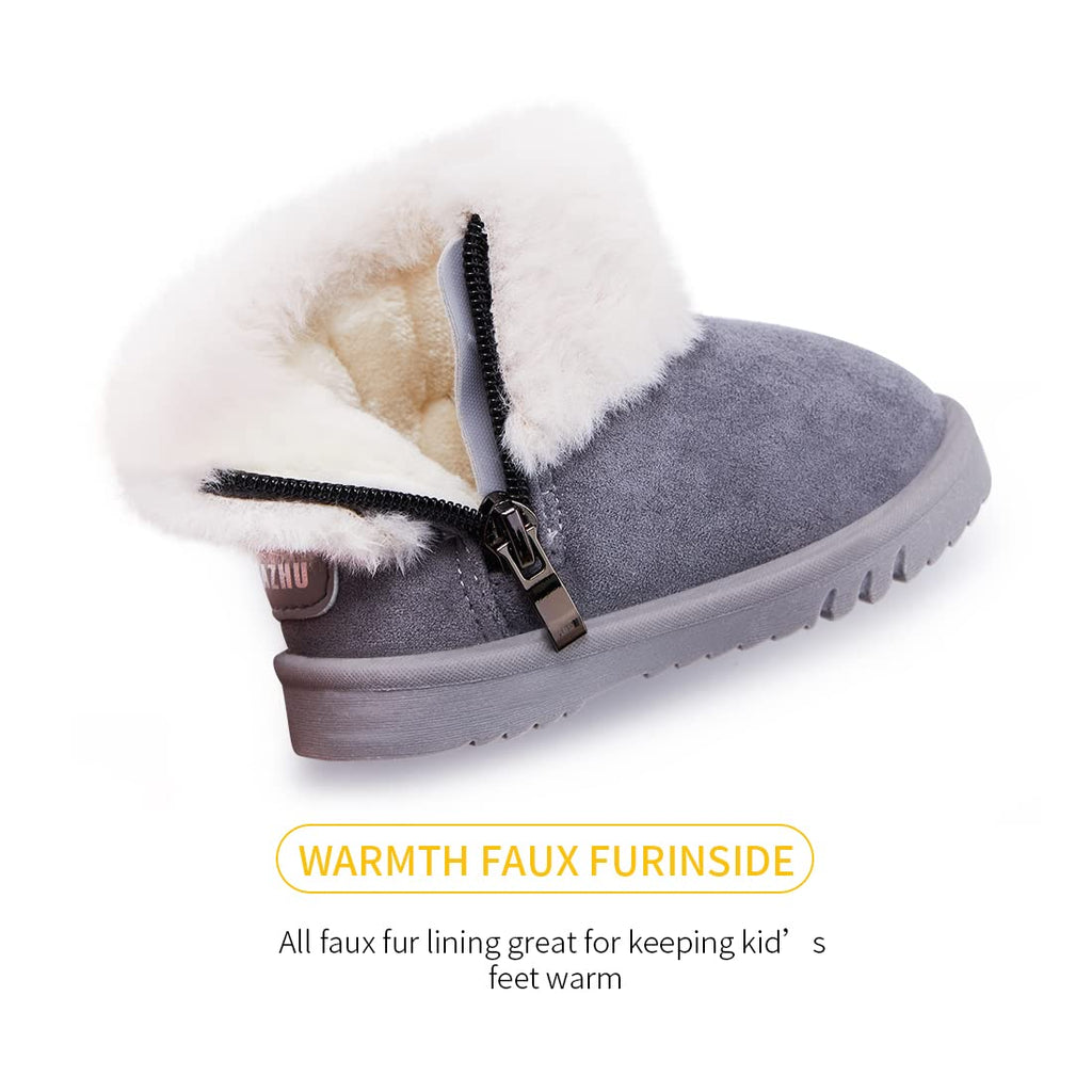BMCiTYBM Baby Snow Winter Boots Girls Boys Infant Walker Shoes 6-12 Months