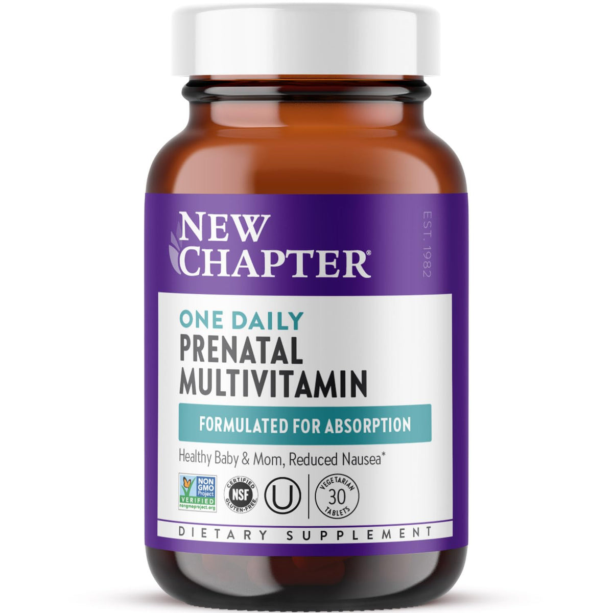 New Chapter One Daily Prenatal Multivitamin, 30 Count