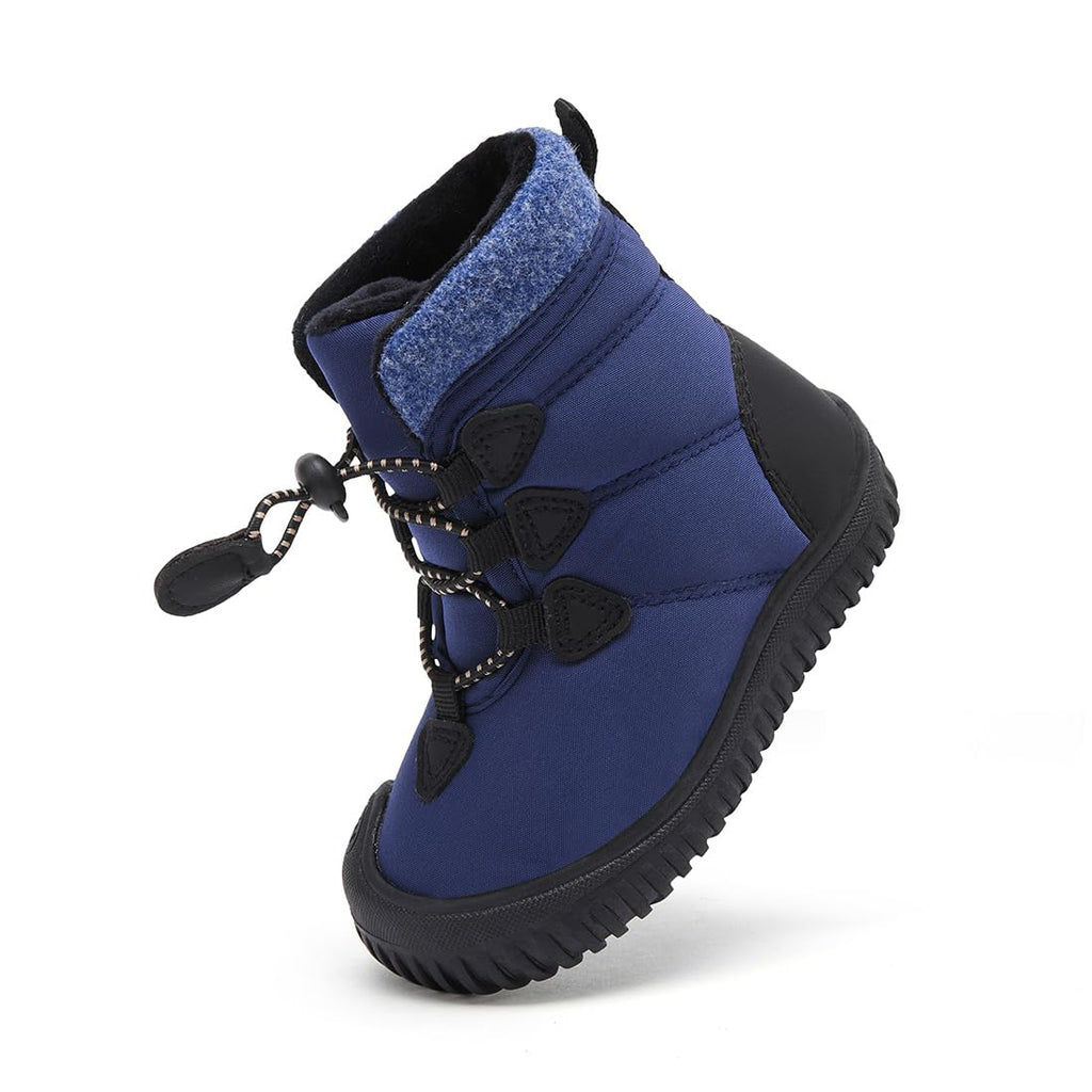 BMCiTYBM Toddler Baby Snow Winter Boots Shoes Boys Girls Cold Weather Baby Faux Fur Shoes 2-2.5 Years Navy Size 7 Toddler