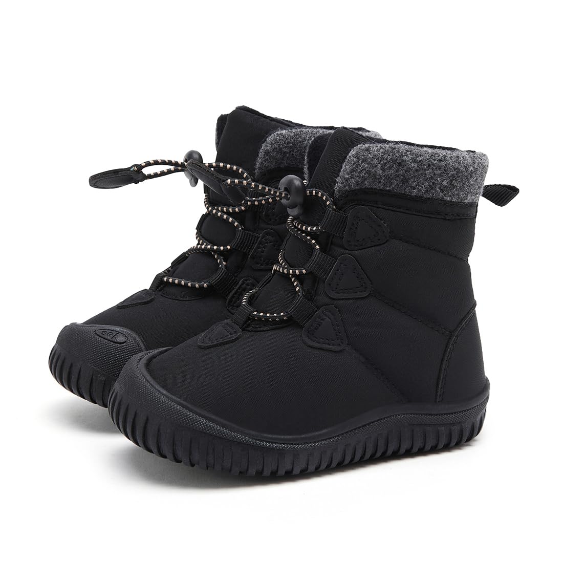 BMCiTYBM Toddler Baby Snow Winter Boots Shoes Boys Girls Cold Weather Baby Faux Fur Shoes 3-3.5 Years Black Size 9 Toddler