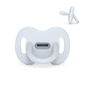 Color Essence SX PRO Silicone Baby Pacifier 1Pk, Made with 100% Soft Silicone, Baby Essentials Perfect for Breastfeeding Babies, Designed in Spain, 0-6 Mths, Blue