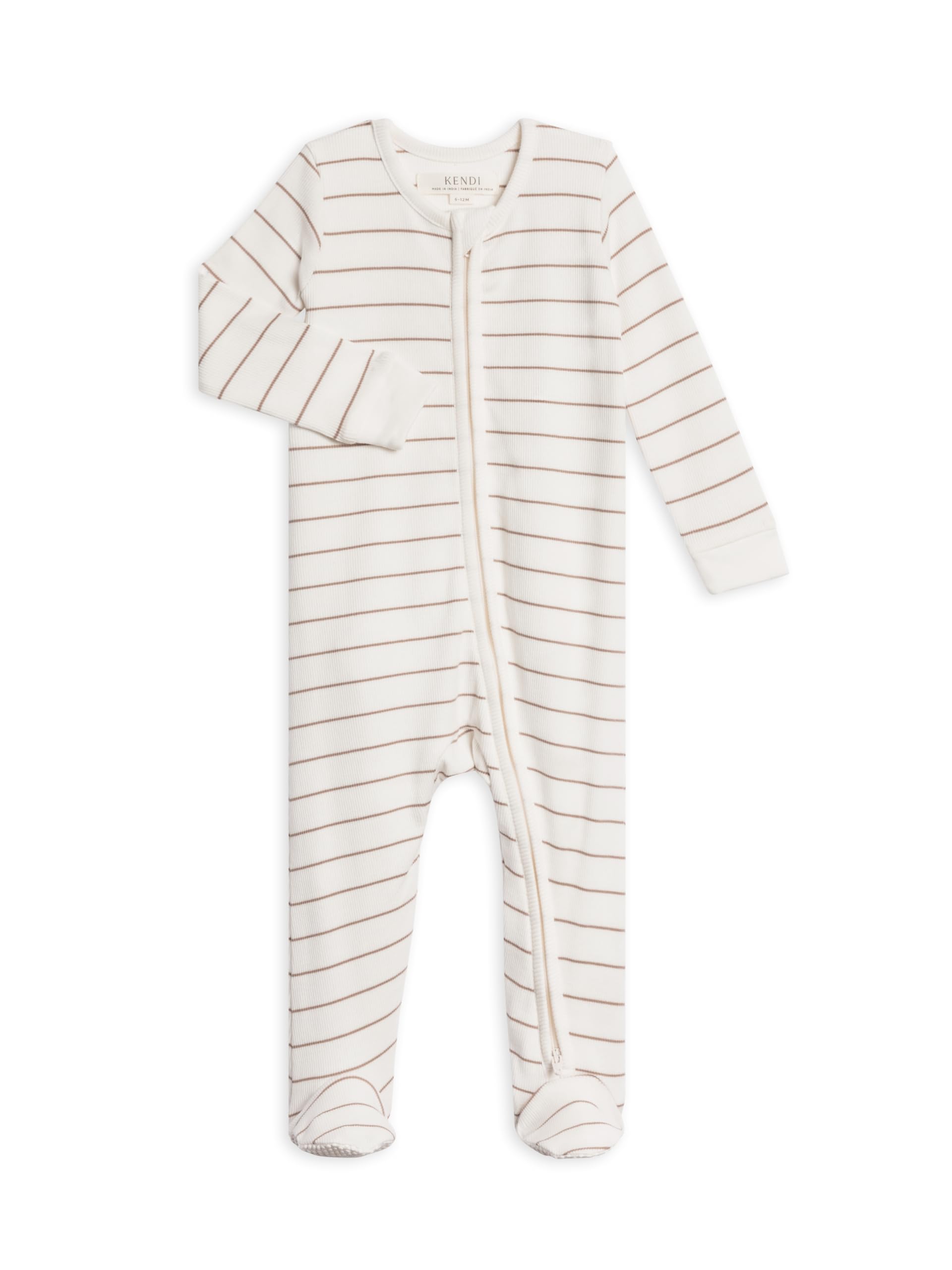 Colored Organics KENDI Zip Sleeper - Dario Stripe 12-18M