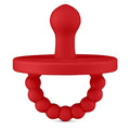 Ryan & Rose Cutie PAT Pacifier Teether (Bulb, Red)