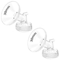 2pcs 30mm Flanges Compatible with Spectra S2 S1 9 Plus Ameda MYA Motif Luna Cimilre Breastpumps, Replacement to Spectra Pump Parts Flange/Shield