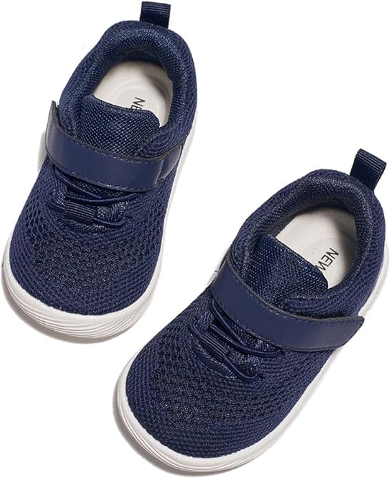 Newsonet Baby Shoes Boys Girls First Walking Breathable Non Slip Walker Sneakers Soft Sole 6 9 12 18 20 24 Months