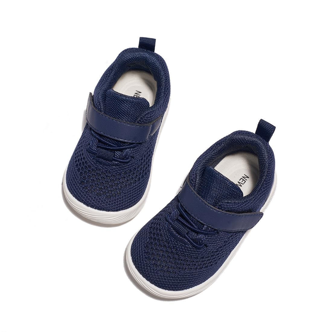 Newsonet Baby Shoes Boys Girls First Walking Non Slip Walker Infant Mesh Sneakers Breathable 6 9 12 18 24 Months Navy Size 12-18 Months Toddler