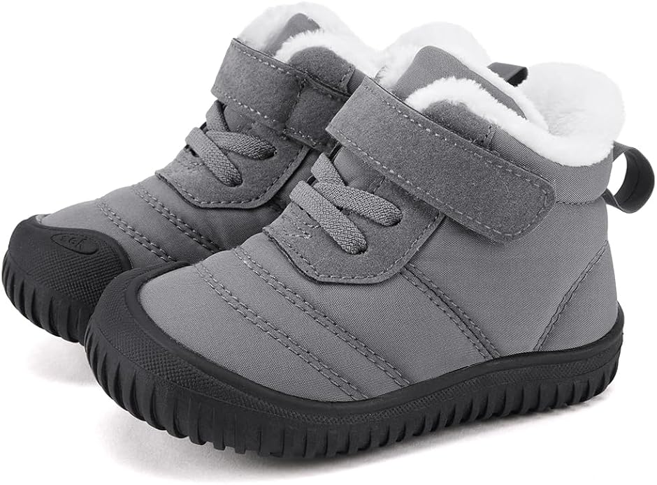 BMCiTYBM Toddler Baby Snow Boots Winter Shoes Boys Girls Cold Weather Baby Faux Fur Shoes