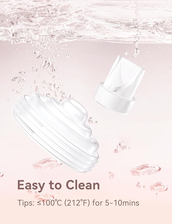 10PCS Breast Pump Parts Compatible with Momcozy M5 Replacement to M5 Silicone Diaphragms Duckbill Valves, Not Original Mom Cozy Pump Parts Accessories