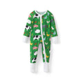 Little Sleepies Baby Pajamas, Green Farm Animals, 0-3M