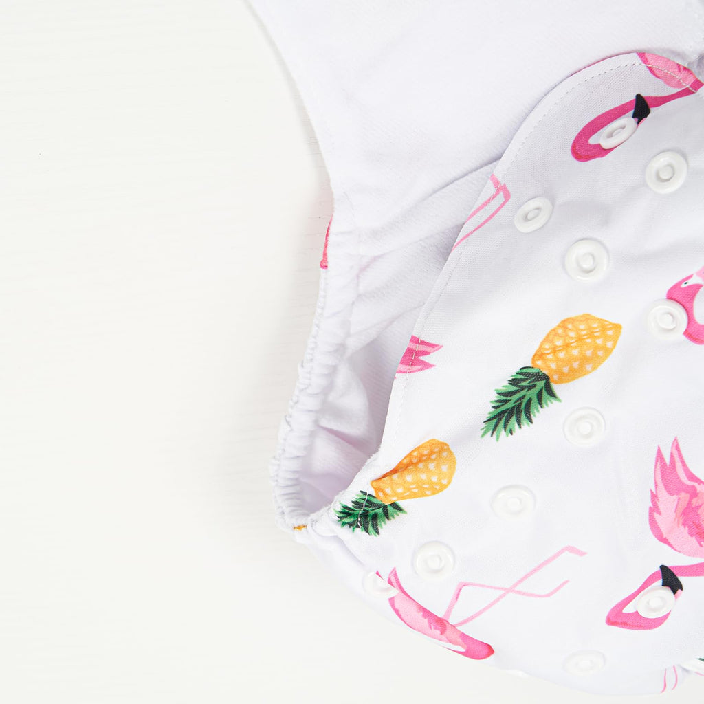 HappyFlute 9 Sets Newborn Baby Cloth Pocket Diapers Adjustable Reusable