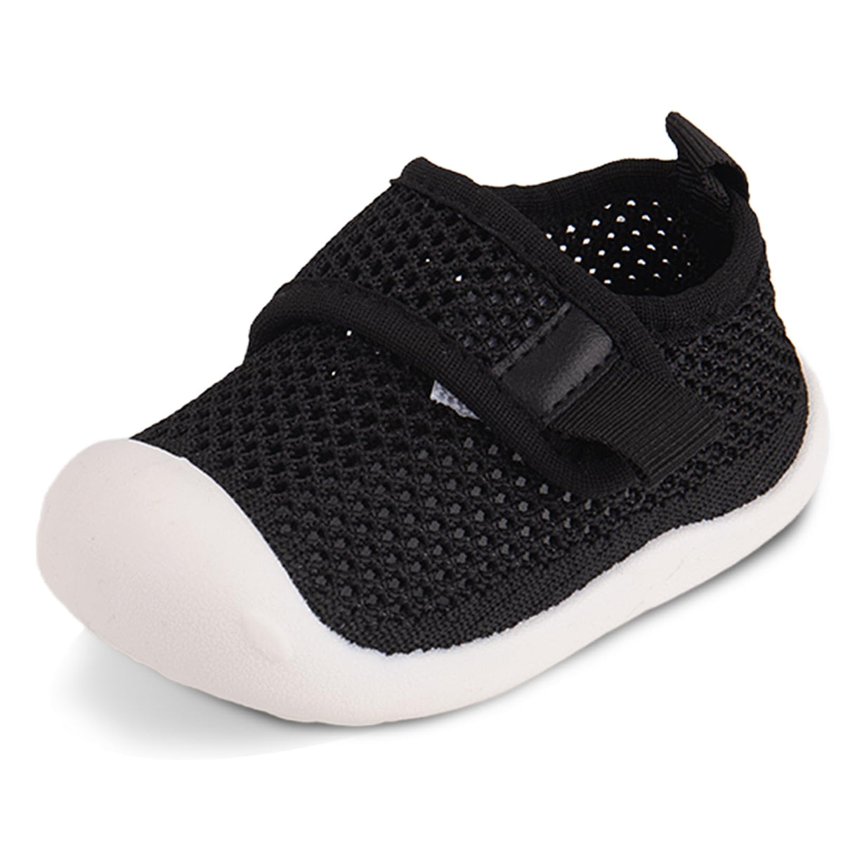 Toddler Slip On Shoes Quick Easy Dressing TPR Grip First Walking Confidence Grey 12-18 Months Size 5T