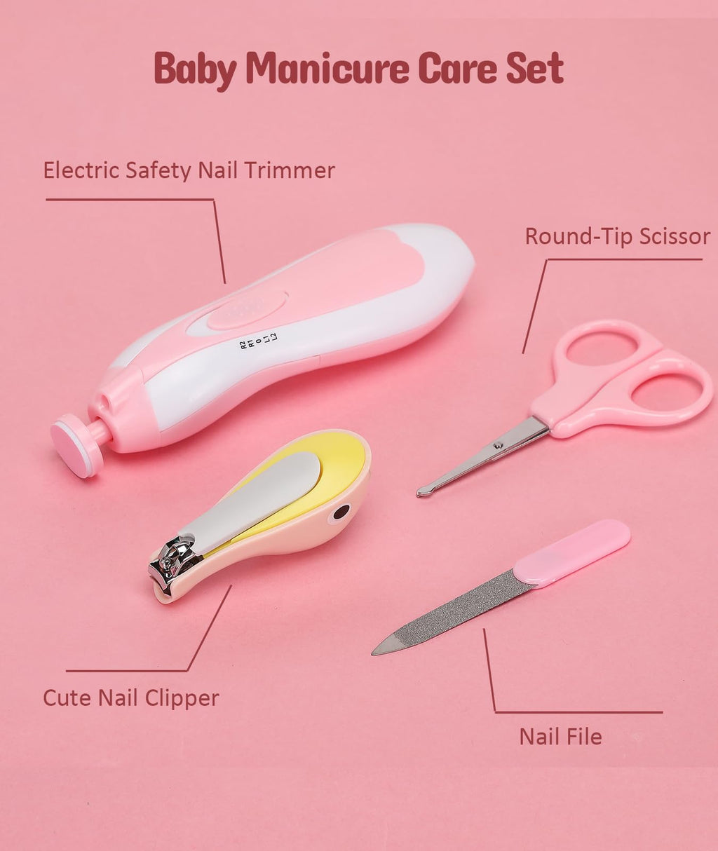 YASEW Baby Grooming Kit with Electric Nail Trimmer, Newborn Essentials