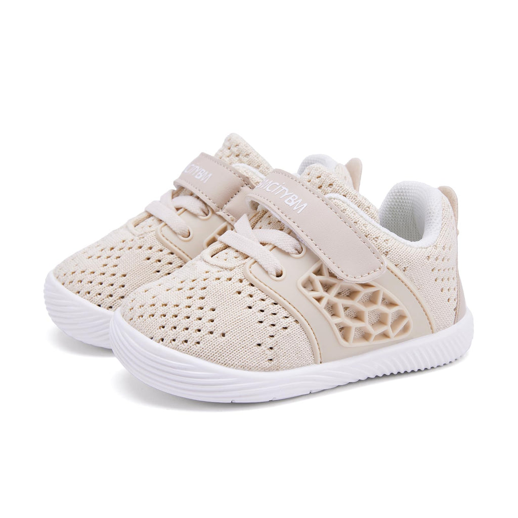BMCiTYBM Baby Walking Shoes Infant Boy Girl Sneaker Camel Size 6-12 Months