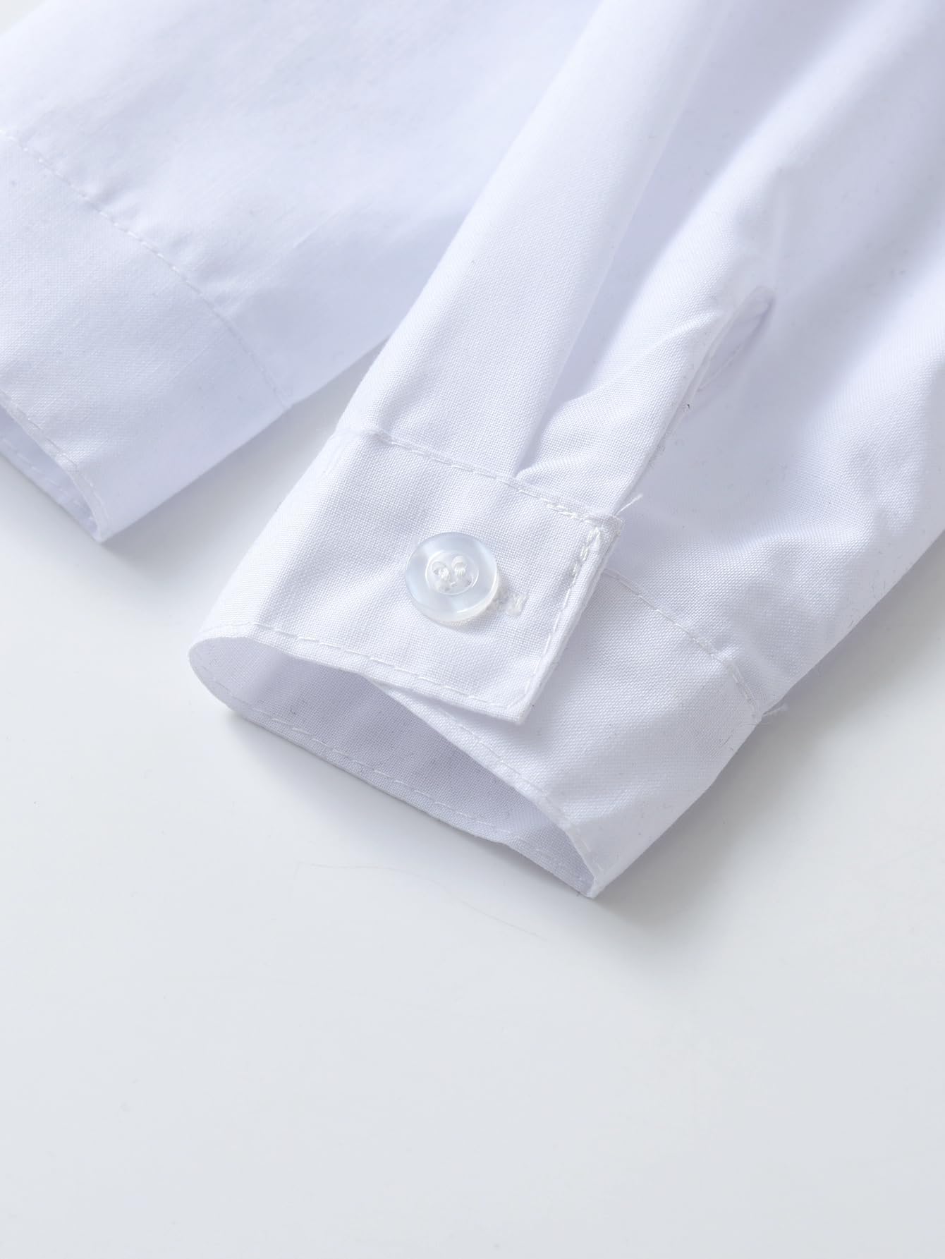Boarnseorl Baby Boys Gentleman Outfits Pants Sets,Infant Shirt + Pants + Bow Tie + Suspenders,4-5Y