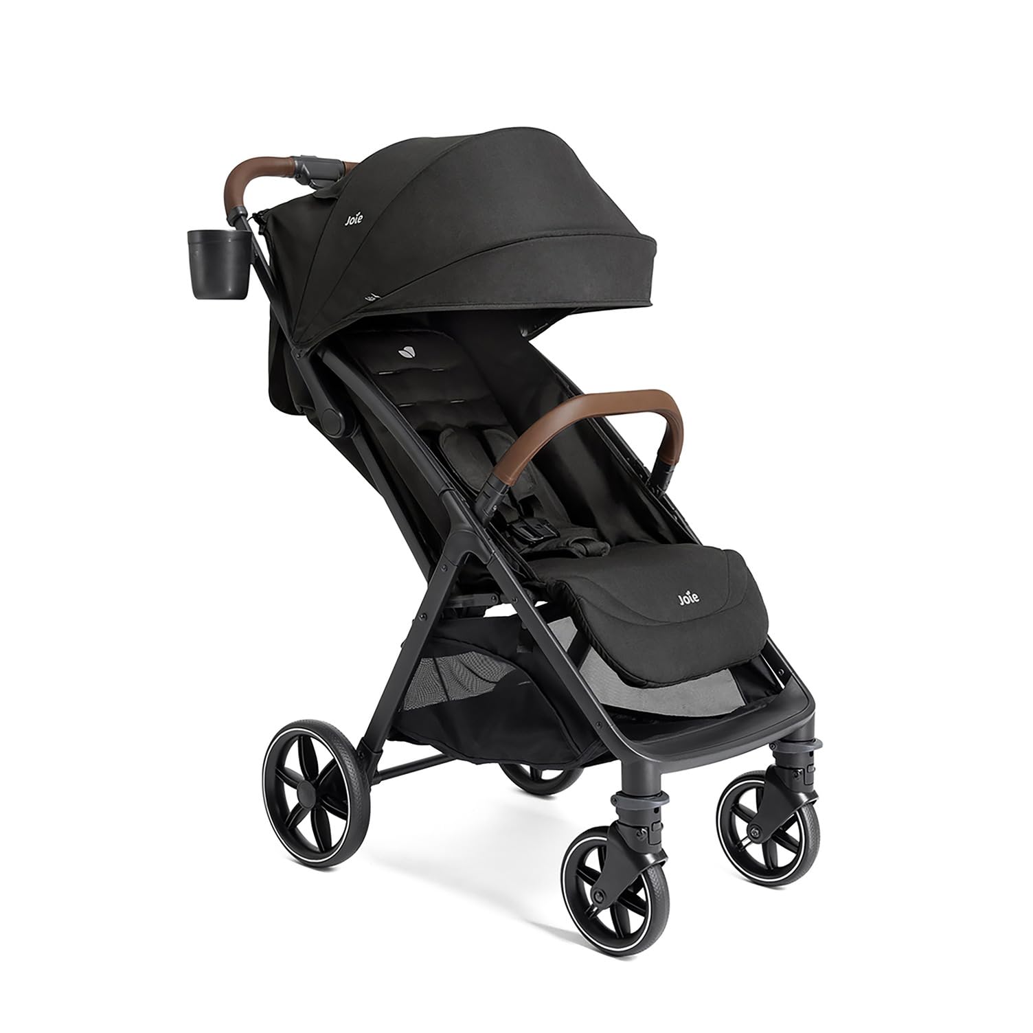 Joie Baby Nutmeg Compact Lightweight Travel Stroller, One‑Hand Fold