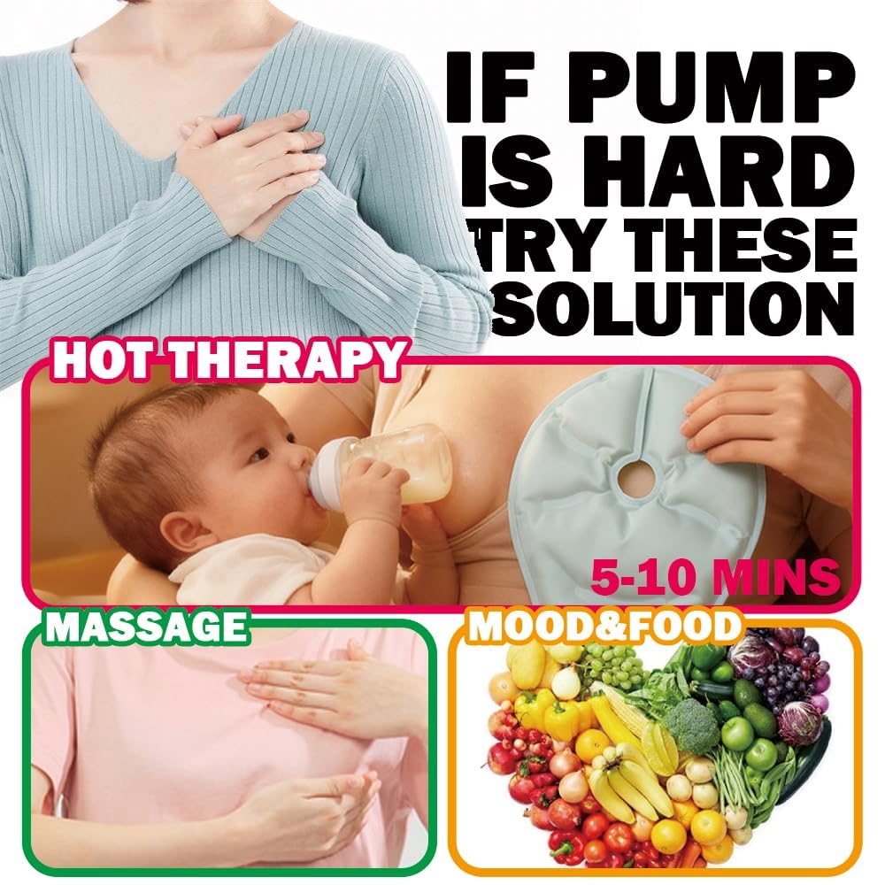 Elfzone Portable Manual Breast Pump - Silicone Hand Feeding Pump