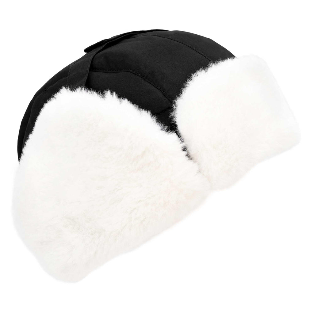 JAN & JUL Toasty-Dry Trapper Hat for Baby and Kids (Black, XL)